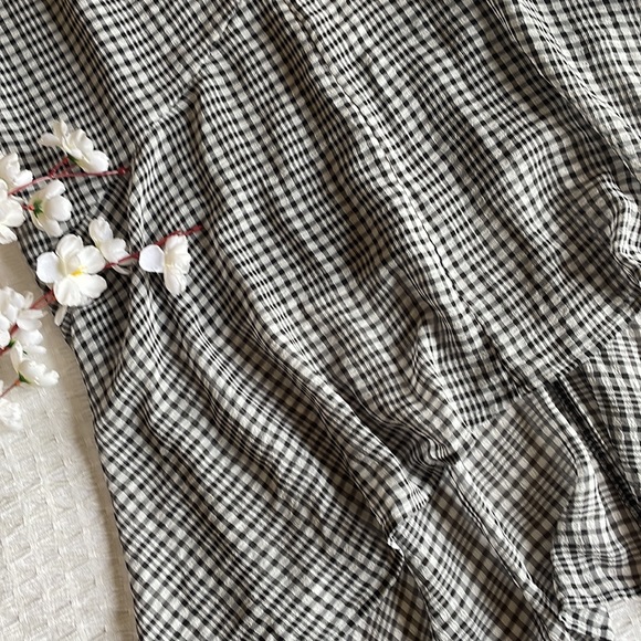 High low skirt from H&M in gingham checks - NWT - Picture 6 of 9